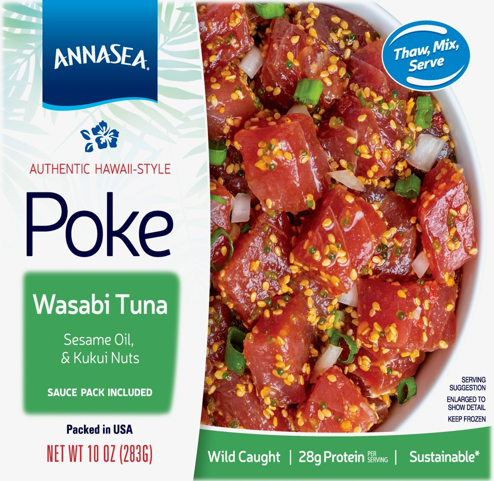 Annasea Wasabi Ahi Poke 10 oz box